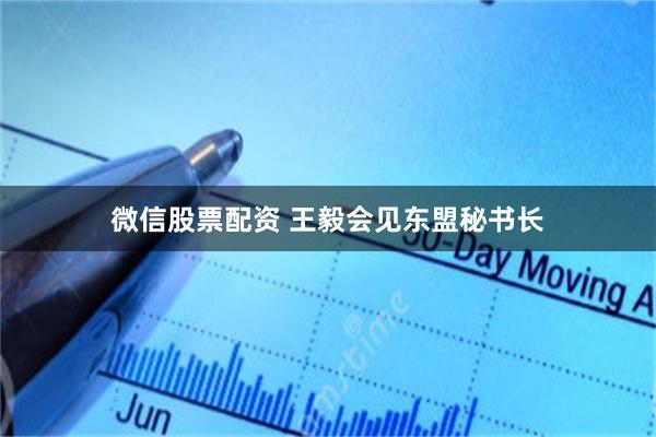 微信股票配资 王毅会见东盟秘书长