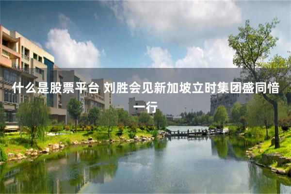 什么是股票平台 刘胜会见新加坡立时集团盛同愔一行