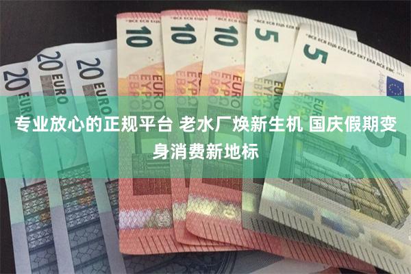 专业放心的正规平台 老水厂焕新生机 国庆假期变身消费新地标